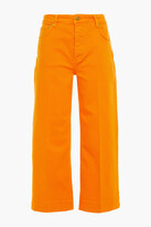 Thumbnail for your product : VVB Cropped High-rise Wide-leg Jeans