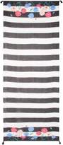 Thumbnail for your product : Kate Spade Blossom stripe oblong scarf