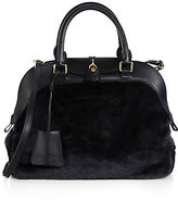Thumbnail for your product : Burberry Shearling Milverton Satchel