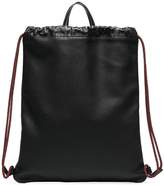 Thumbnail for your product : Gucci black leather drawstring backpack bag