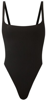 GAUGE81 Arona Ribbed Stretch-knit Bodysuit - Black