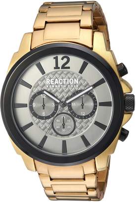 Kenneth Cole Reaction Men's 'Sport' Quartz Metal and Stainless Steel Casual Watch, Color:Gold-Toned (Model: 10031948)