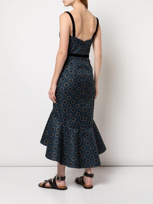 Johanna Ortiz Rito Sleeveless Print Midi Dress