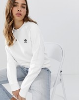 Thumbnail for your product : adidas Essential crew neck sweatshirt in white