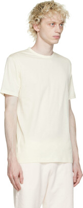 Sunspel Off-White Cotton T-Shirt