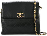 Chanel Vintage Bicolore Turn-Lock Shoulder Bag