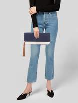 Thumbnail for your product : Barneys New York Barney's New York Tassel-Embellished Fold-Over Clutch
