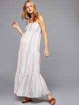 Thumbnail for your product : Splendid Button Detail Maternity Maxi Dress