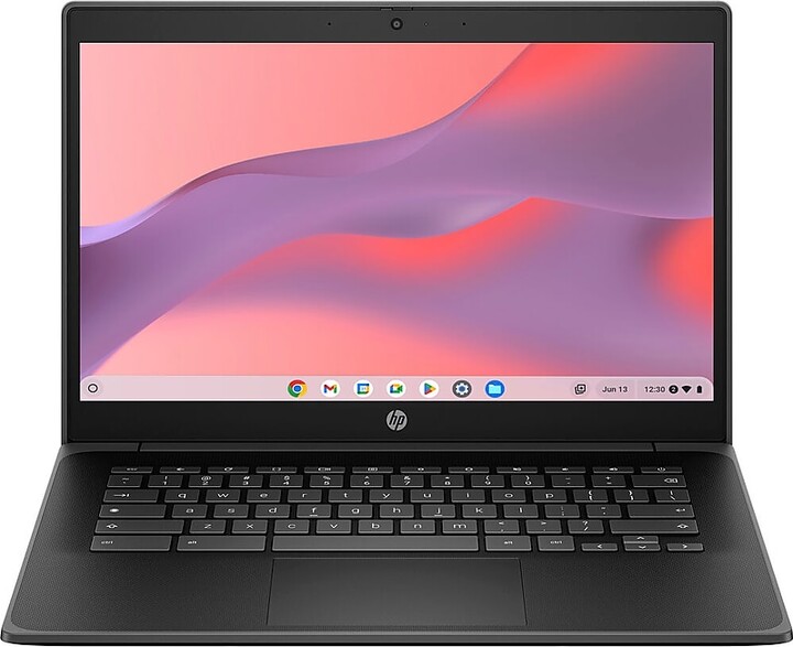 HP Fortis G1i 14" LCD Touchscreen Chromebook, Intel N150 3.6 GHz, 4GB RAM, 32 eMMC GB, ChromeOS, Black (B69S7UT#ABA)