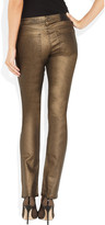 Thumbnail for your product : Faith Connexion Metallic mid-rise skinny jeans