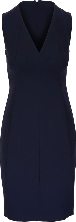 Akris V-neck sleeveless dress