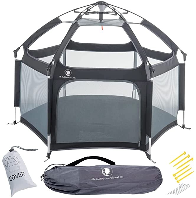 POP 'N GO Baby Playpen - Portable, Pack & Carry Play Yard for Baby and Kids - California Beach Co Toddler Playpen