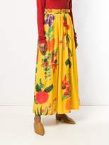 Thumbnail for your product : Carolina K. floral print maxi skirt
