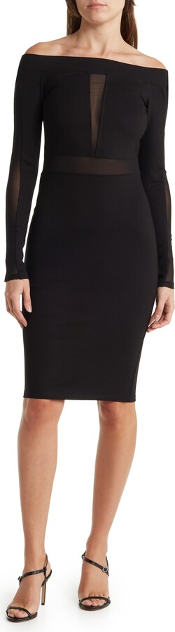 Love by Design Emma Illusion Mesh Strapless Dress