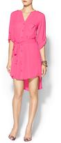 Thumbnail for your product : Collective Concepts Tab Sleeve Wrap Dress