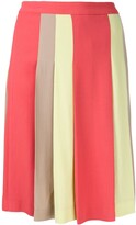 Thumbnail for your product : Moschino Pre-Owned 2000s Colour-Block Pleated Skirt