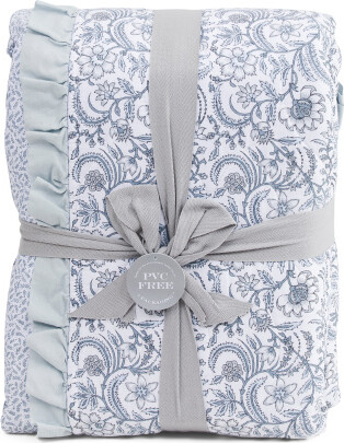 TJMAXX Exagerated Ruffle Layering Quilt, Cotton/Polyester