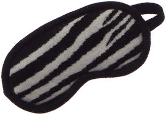 Portolano Portolano Zebra Wool-Blend Eye Mask