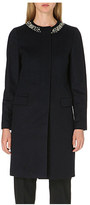 Thumbnail for your product : Paul Smith Black Embellished wool-blend coat