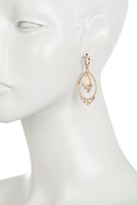 Thumbnail for your product : Jenny Packham Orbital Crystal & Glass Drop Earrings
