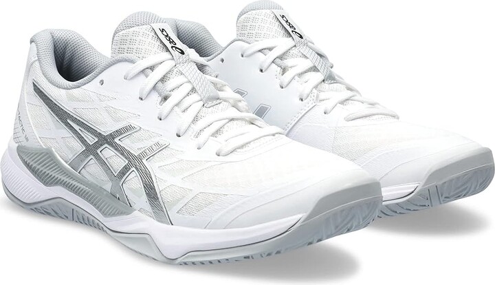 Asics GEL-Tactic 12 Volleyball Shoe (White/Pure Silver) Women's Shoes -  ShopStyle