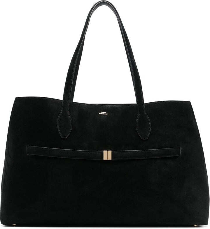 Totême Lounge Suede Leather Tote Bag