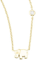 Thumbnail for your product : Sydney Evan SHY by Elephant Pendant Bezel Diamond Necklace