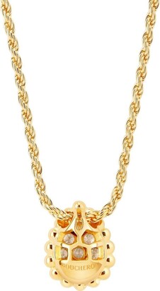 Boucheron 18kt yellow gold Serpent Bohème XS motif diamond pendant