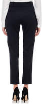 Thumbnail for your product : Barneys New York Women's Stretch-Wool Crop Trousers - Midnight Navy
