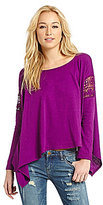 Thumbnail for your product : Chelsea & Violet Crochet-Sleeve Top