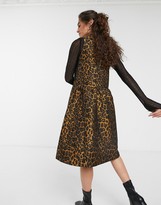 Thumbnail for your product : InWear Mounal leopard print sleeveless skater dress
