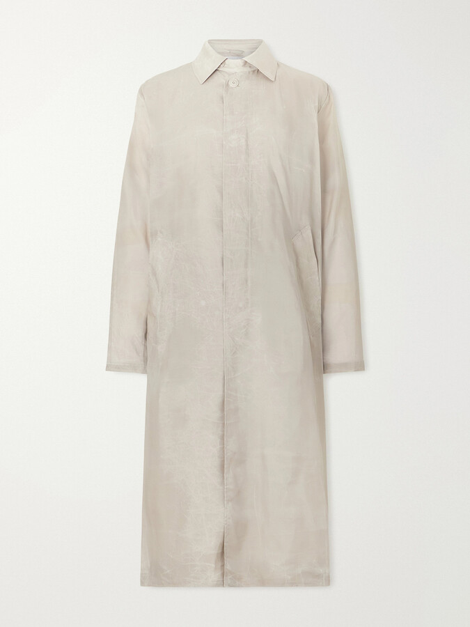 Our Legacy Cloak Waxed-Twill Trench Coat