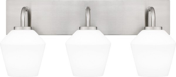 Quoizel Nielson3-LightBrushedNickelBathLight