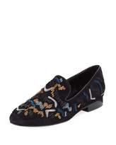 Thumbnail for your product : Donald J Pliner Leanne Beaded Suede Loafer