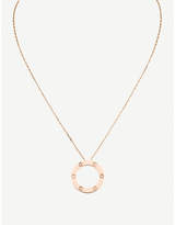 Cartier Love 18ct rose-gold and diamond necklace