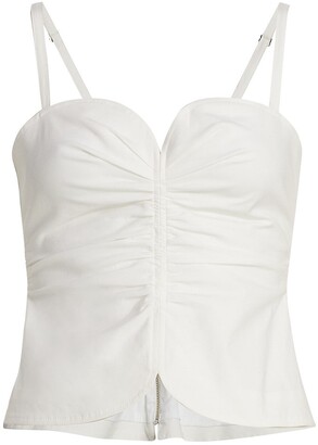 A.L.C. Lauryn Ruched Camisole Top