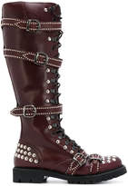Thumbnail for your product : Christian Pellizzari studded buckle boots