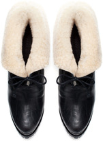 Thumbnail for your product : Zara 29489 Sheepskin Platform Ankle Boot