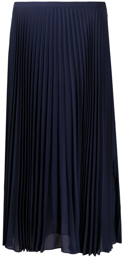 Lauren Ralph Lauren Suzu A-line pleated skirt - ShopStyle