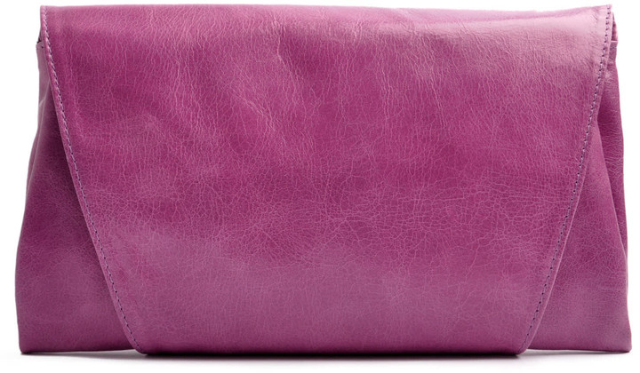 cerise pink clutch bag