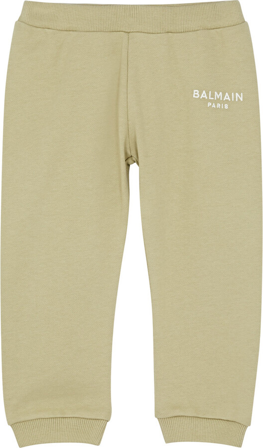 Balmain Kids Logo-embroidered Cotton Sweatpants