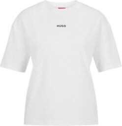 HUGO BOSS Stretch-jersey loungewear T-shirt with contrast logo