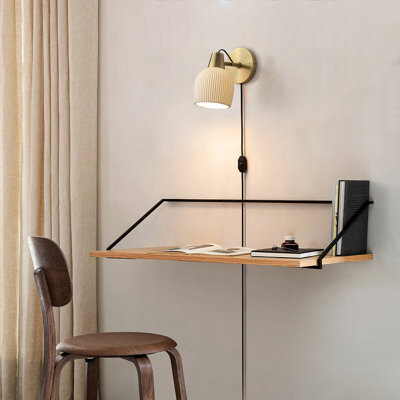 Nova of California Petaluma Bone Porcelain Plug-In Wall Sconce with Dimmer – Handcrafted Translucent Porcelain Shade Warm Ambient Glow Easy Installation LED Compatibl