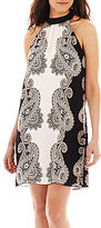 Thumbnail for your product : Bisou Bisou Sleeveless Halter Trapeze Dress