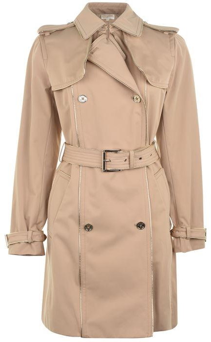 michael michael kors lyocell trench coat