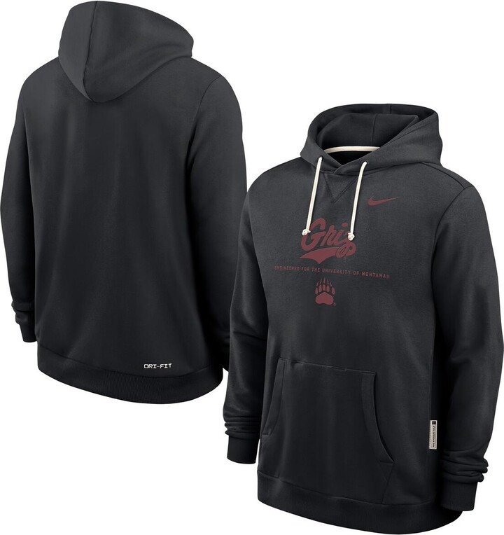 Nike Men's Black Montana Grizzlies 2025 Sideline Dri-fit Hoodie