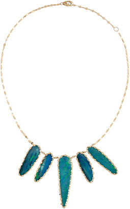 Lana 14k Large Opal Bib Necklace