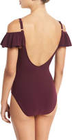 Thumbnail for your product : Gottex Frutti Gala Off-the-Shoulder Ruffled One-Piece Swimsuit