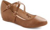 Thumbnail for your product : Crosswalk This Way Wedge in Tan