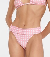 Thumbnail for your product : Heidi Klein Capri checked bikini bottoms
